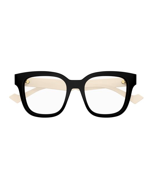 Gucci Black Gg0958O 002 Optical Frames Acetate Transparent Squared