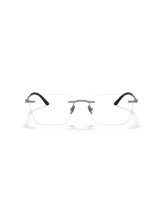 Giorgio Armani Black Ar5124 3003 Optical Frames Metal Squared Normal for men