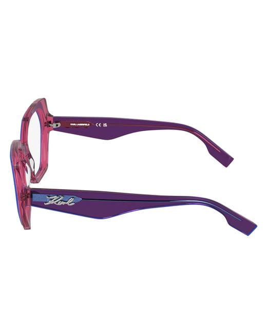 Karl Lagerfeld Black Kl6229 542 Optical Frames Acetate Normal