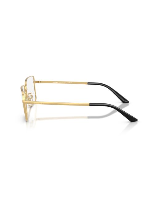 Versace Black Ve1311 1002 Optical Frames Metal Pillow Normal for men
