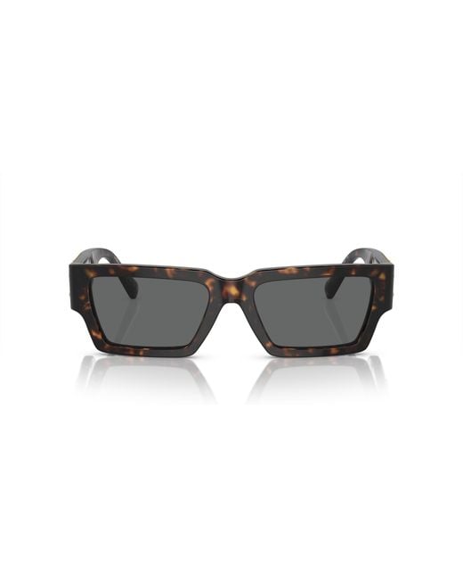 Versace Black Ve4459 108/87 Sunglasses Acetate Squared Normal