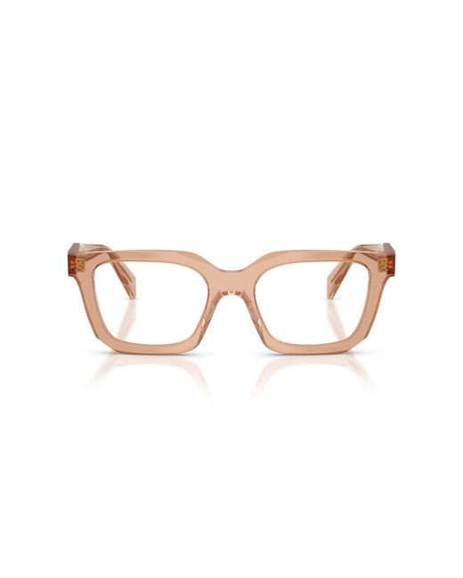 Prada Black Pr C08V 20H1O1 Optical Frames Acetate Geometric Normal