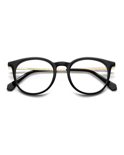 Polaroid Black Pld D496 807 Optical Frames Plastic Round