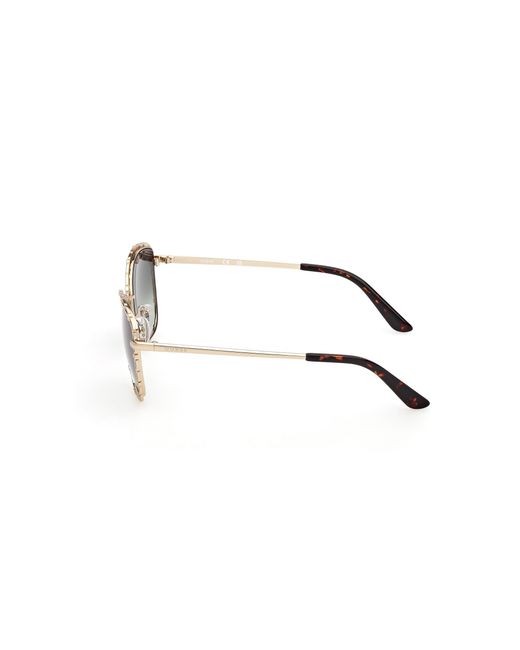 Guess Black Gu00297 32P Sunglasses Metal Round Normal
