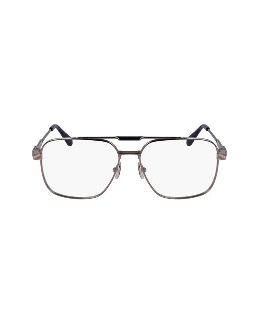 Ferragamo Black Sf2591 021 Optical Frames Titanium Squared Normal for men