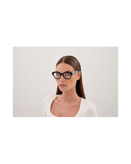 Gucci Black Gg1424O 016 Optical Frames Acetate Transparent Round