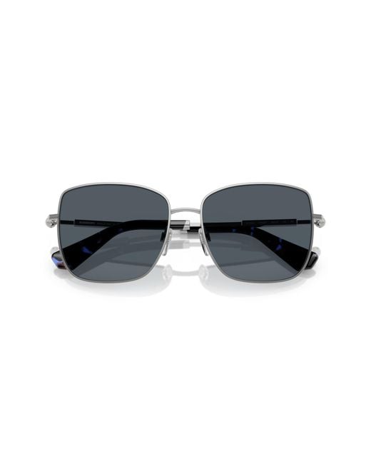 Burberry Black Be3158 135387 Sunglasses Metal Squared Normal