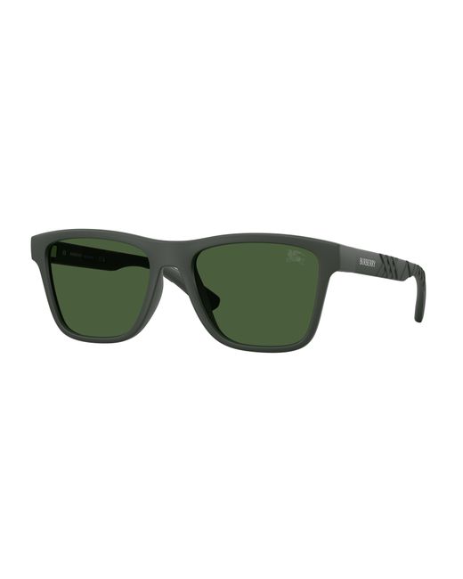 Burberry Green Be4482U 423271 Sunglasses Injected Squared Normal for men