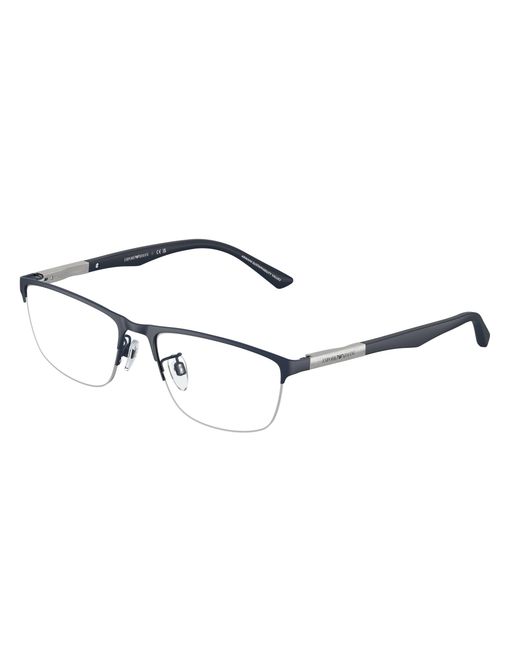Emporio Armani Black Ea1142 3018 Optical Frames Metal Pillow for men