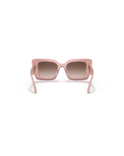 Burberry Black Be4344 Daisy 387413 Sunglasses Plastic Squared Shaded