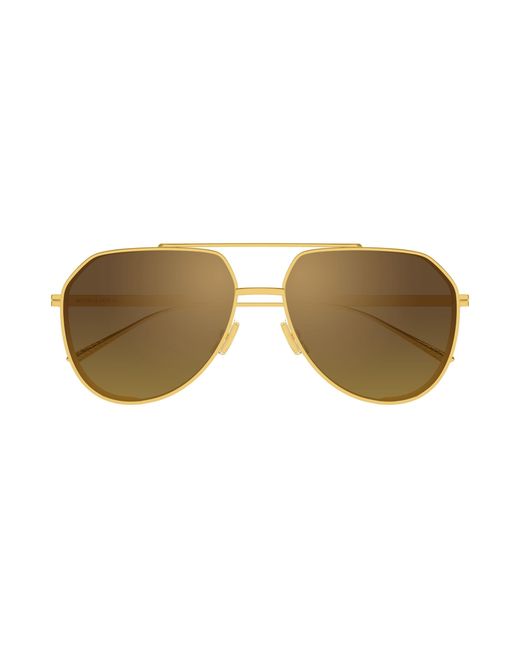 Bottega Veneta Black Bv1465S 004 Sunglasses Metal Pilot