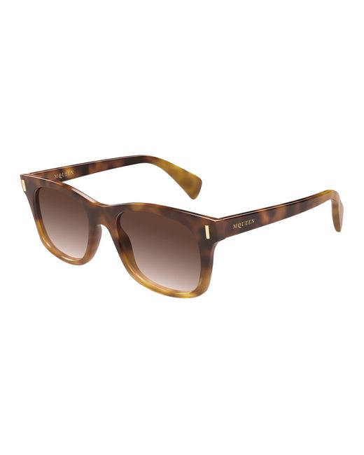 McQueen Black Am0551S 002 Sunglasses Acetate Squared for men