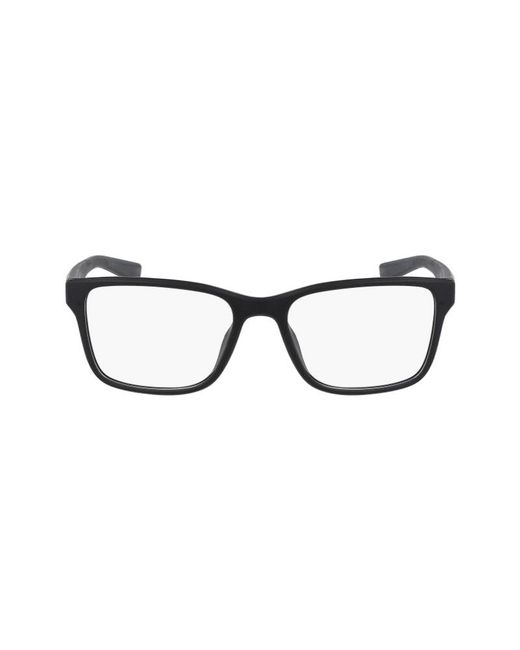Nike Black 7014 001 Optical Frames Bio-Inject Squared Normal Normal for men