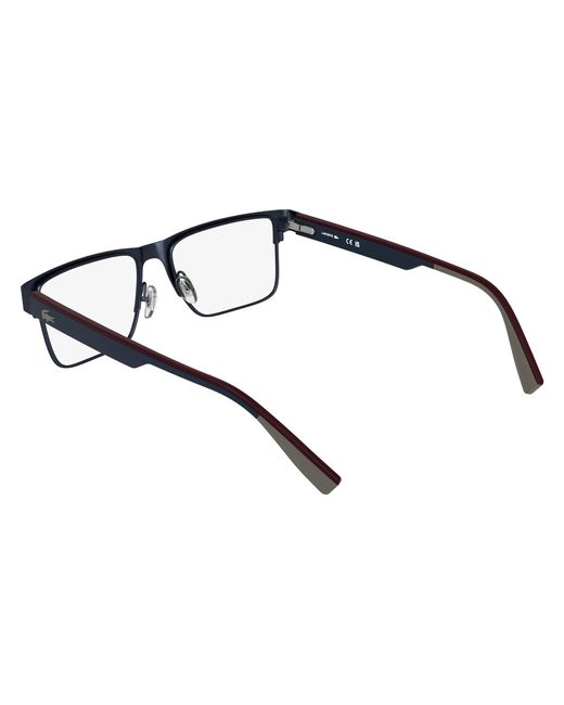 Lacoste Black L2318 002 Optical Frames Metal Squared Normal for men