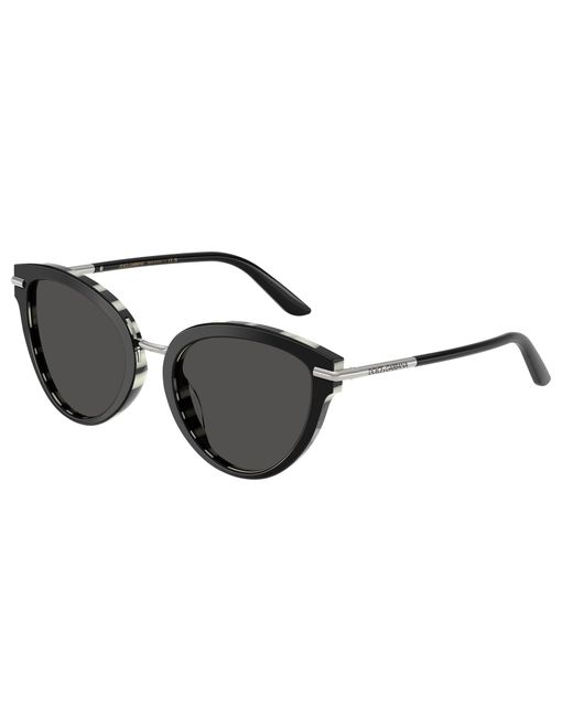 Dolce & Gabbana Black Dg4492 33728G Sunglasses Acetate Butterfly Normal