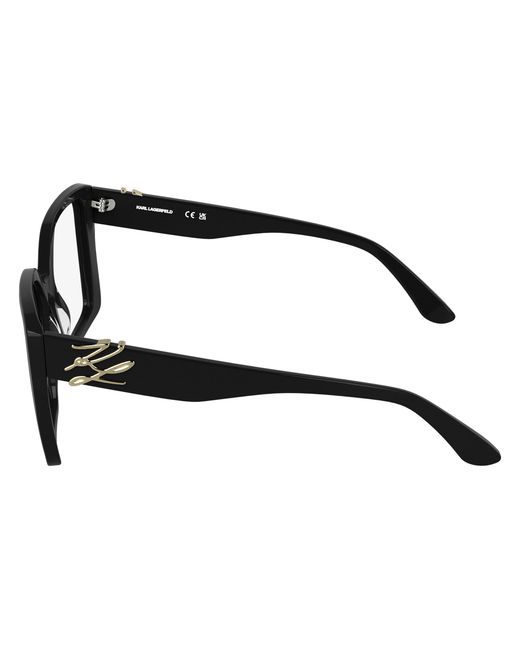 Karl Lagerfeld Black Kl6241 601 Optical Frames Acetate Squared Normal
