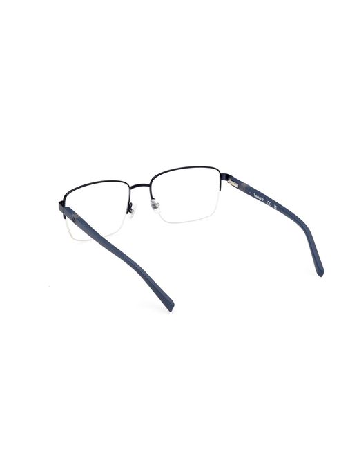 Timberland Black Tb1818 091 Optical Frames Metal Squared Normal for men