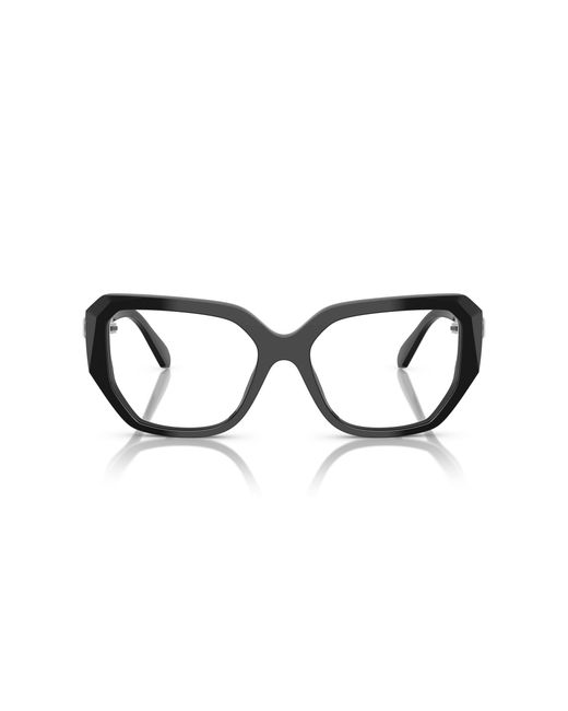 Swarovski Black Sk2035 1001 Optical Frames Acetate Geometric Normal
