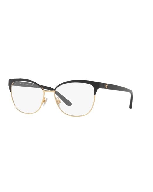 Ralph Lauren Black Rl5099 9003 Optical Frames Metal Cat Eye