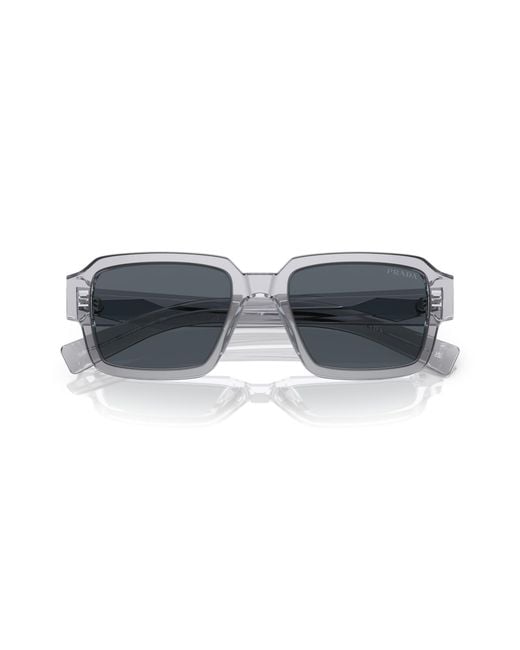 Prada Black Pr 02Zs U430A9 Sunglasses Acetate Squared Normal for men