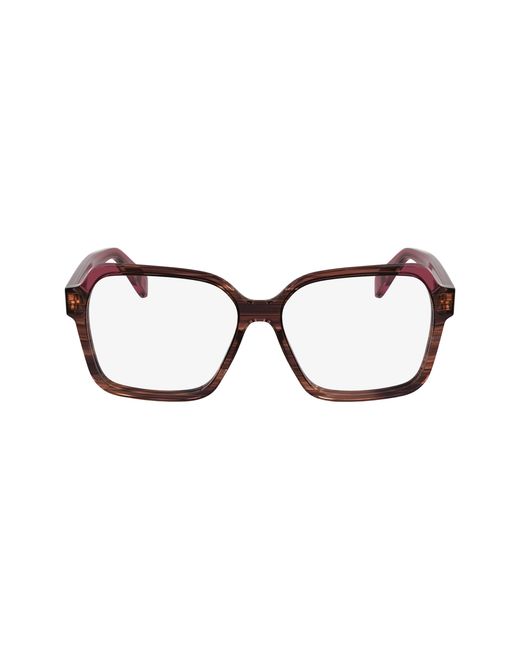 Longchamp Black Lo2763 223 Optical Frames Acetate Squared Normal