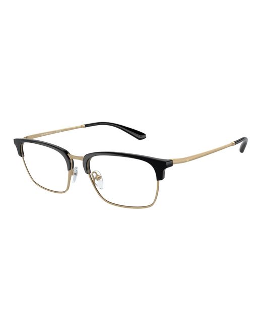 Emporio Armani Black Ea3243 3002 Optical Frames Injected Pillow Normal for men