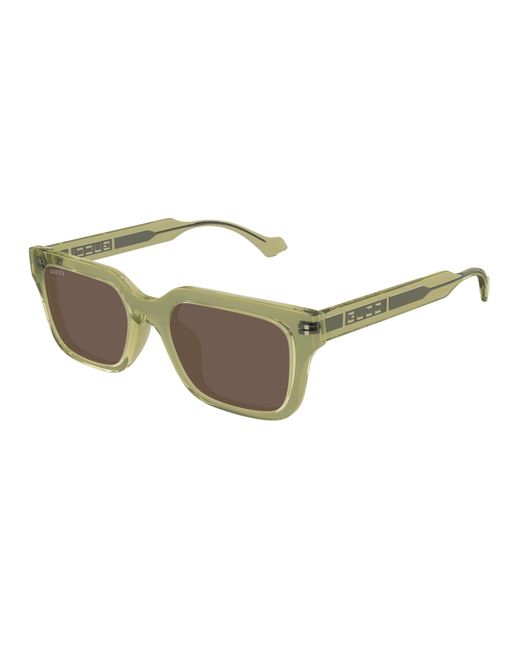Gucci Black Gg1732Sk 003 Sunglasses Injected Squared for men