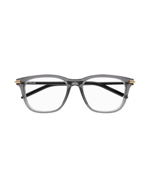 Montblanc Black Mb0275Oa 005 Optical Frames Acetate Squared for men