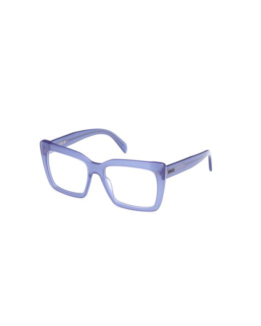 Emilio Pucci Black Ep5261 090 Optical Frames Acetate Squared Normal