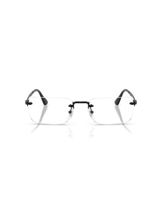 Persol Black Po1030V Luc 1078 Optical Frames Metal Transparent Squared Normal