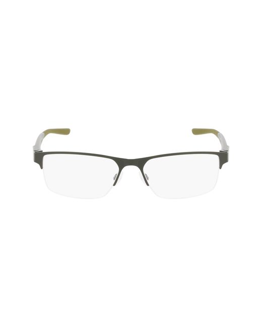 Nike Black 8159 302 Optical Frames Metal Squared Normal for men