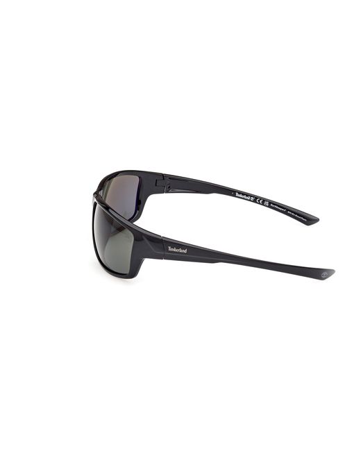 Timberland Black Tb00003 01R Sunglasses Injected Squared Polarized for men