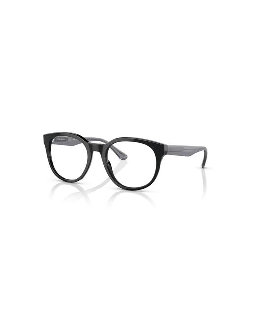 Emporio Armani Black Ea3207 5017 Optical Frames Plastic Pantos for men