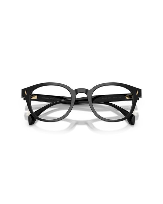 Moncler Black Me2020 3001 Optical Frames Acetate Transparent Round Normal