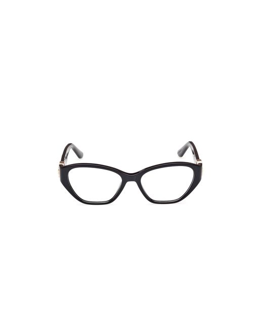Guess Black Gu50119 005 Optical Frames Acetate Cat Eye Normal