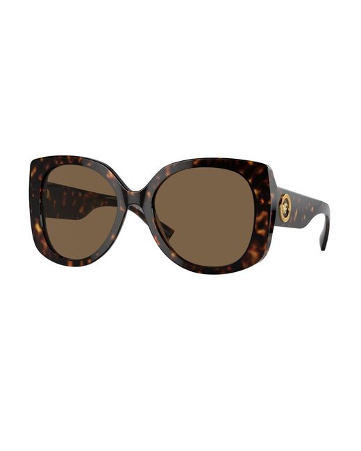 Versace Black Ve4387 108/73 Sunglasses Acetate Squared Normal