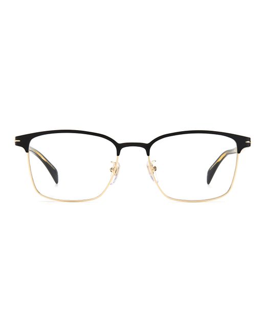 David Beckham Black Db 1059/F I46 Optical Frames Metal Squared for men
