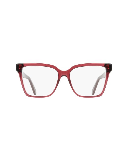 Ferragamo Black Sf3060 655 Optical Frames Acetate Squared Normal