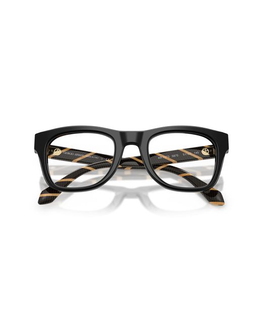 Giorgio Armani Black Ar7273 5875 Optical Frames Acetate Pillow Normal for men