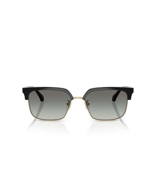 Versace Black Ve4494D Gb1/11 Sunglasses Injected Squared Normal Shaded for men