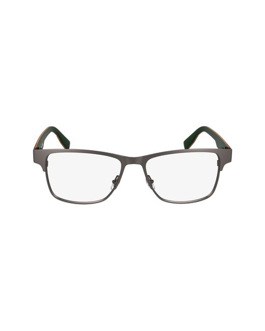 Lacoste Black L2307Mag-Set 033 Optical Frames Metal Squared Normal for men