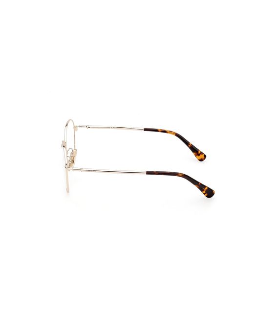 Max Mara Black Mm5099-H 032 Optical Frames Metal Round Normal