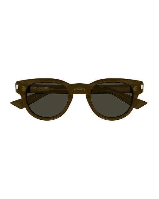 Saint Laurent Black Sl 876 004 Sunglasses Acetate Round for men