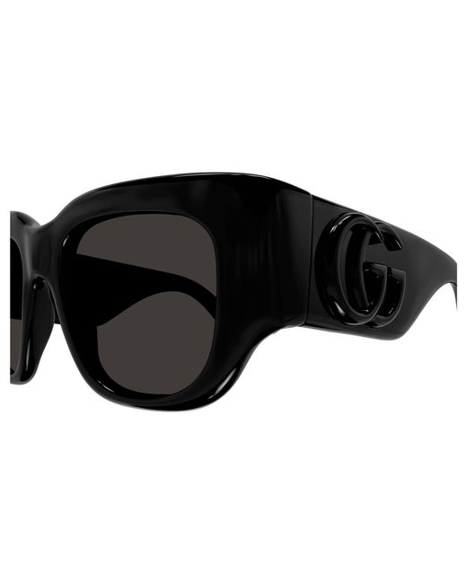 Gucci Black Gg1545S 001 Sunglasses Injected Squared