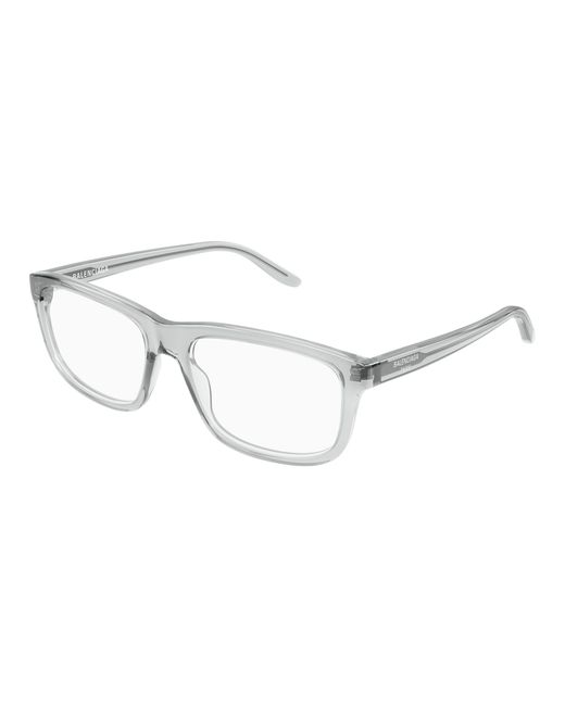 Balenciaga Black Bb0438O 005 Optical Frames Acetate Transparent Squared for men