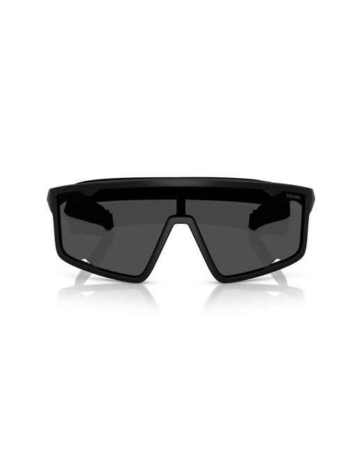 Prada Linea Rossa Black Ps A03S 1Bo5S0 Sunglasses Injected Squared Normal for men