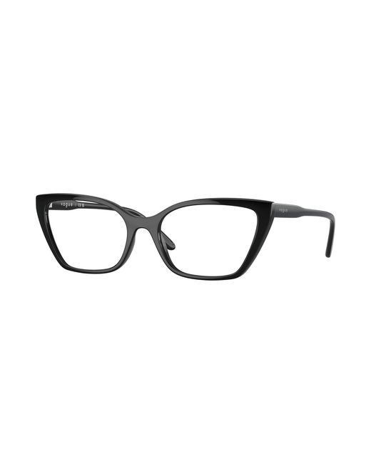 Vogue Eyewear Black Vo5519 W44 Optical Frames Nylon Transparent Cat Eye Normal