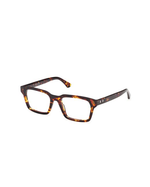 Web Black We5459 055 Optical Frames Acetate Squared Normal for men