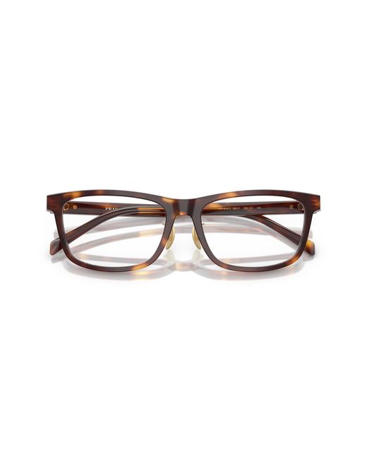 Prada Black Pr B08Vd 15W1O1 Optical Frames Acetate Squared Normal for men
