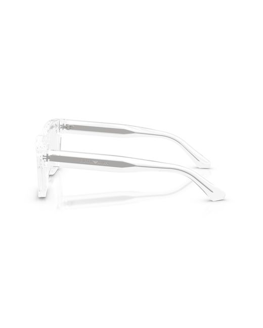 Emporio Armani Black Ea3279 6344 Optical Frames Acetate Squared Normal for men
